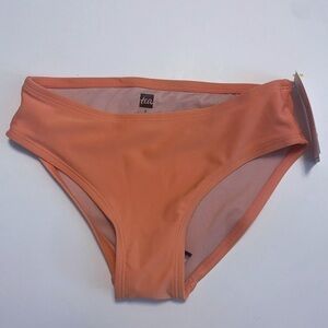New, Tea Collection Peach/Coral Girls Bikini Bottoms, size 7